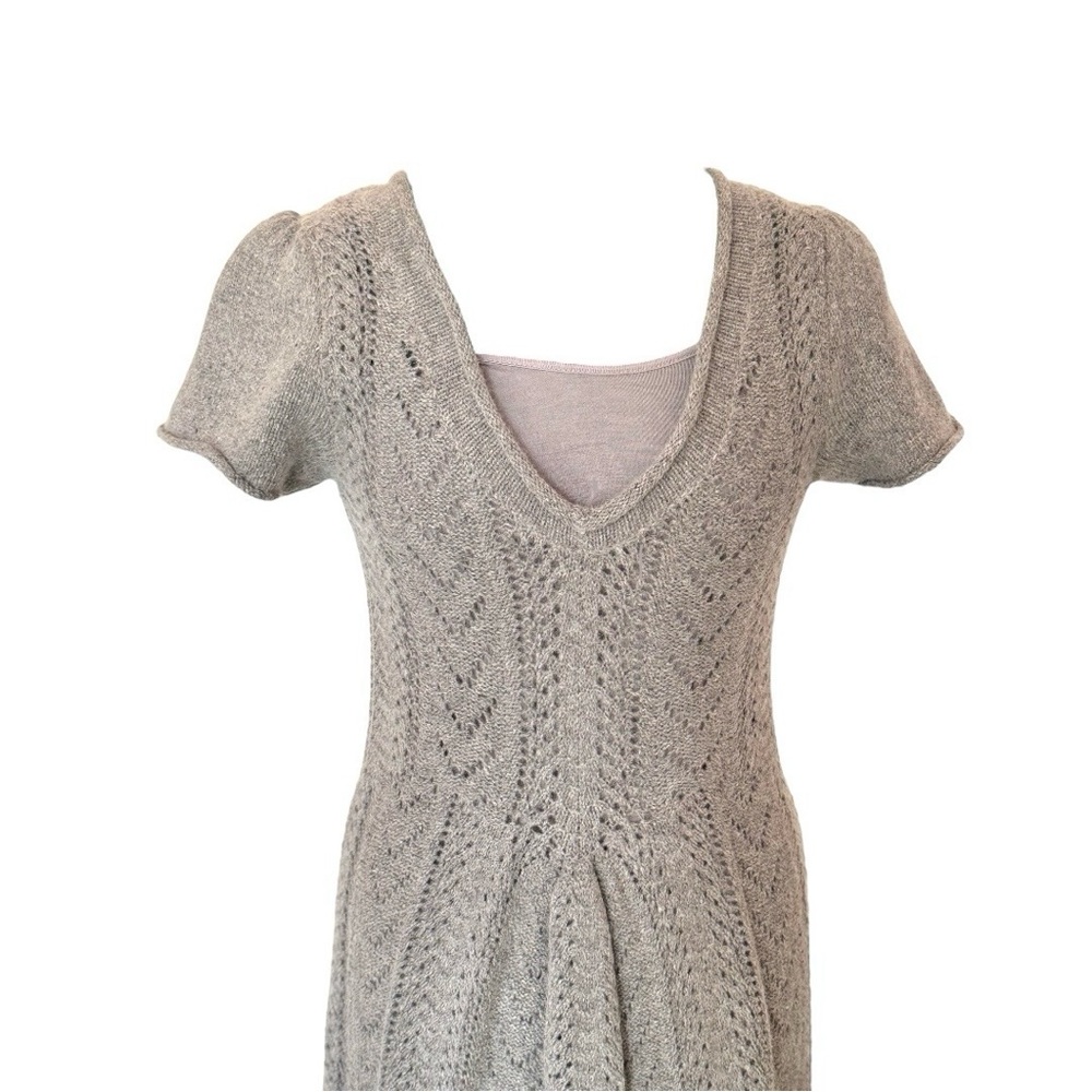 NWOT Elegant Anthropologie Sleeping on the Snow Sweater Dress - Picture 3 of 14